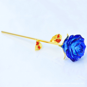 Promotional top quality Hot Sale Pretty Crystal Rose Flower for Gifts & Decoration